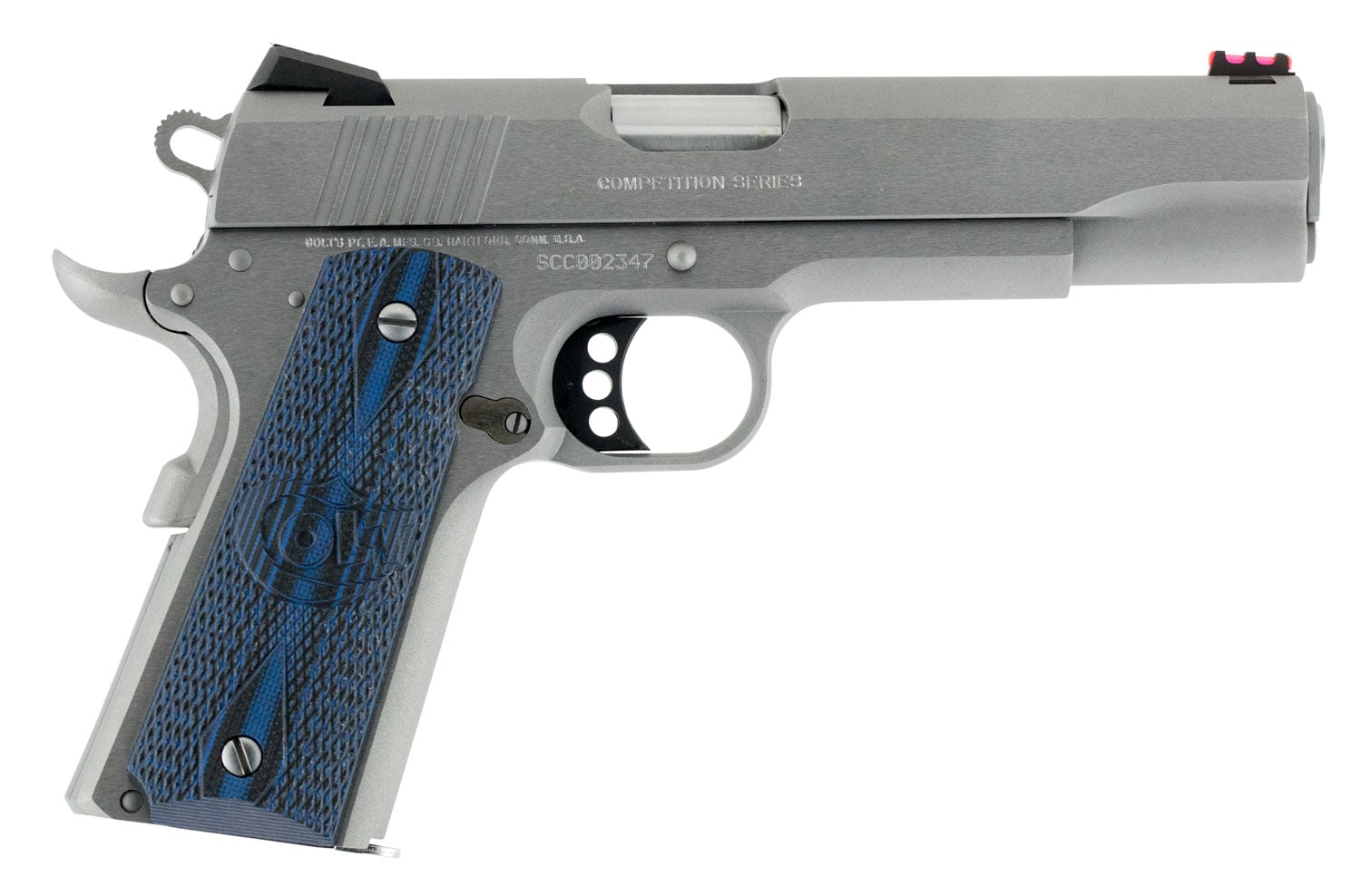 Colt 1911 Competition Pistol 45 ACP 5 in. Stainless 8 rd. - No Credit Card Fees - Low, flat rate shipping