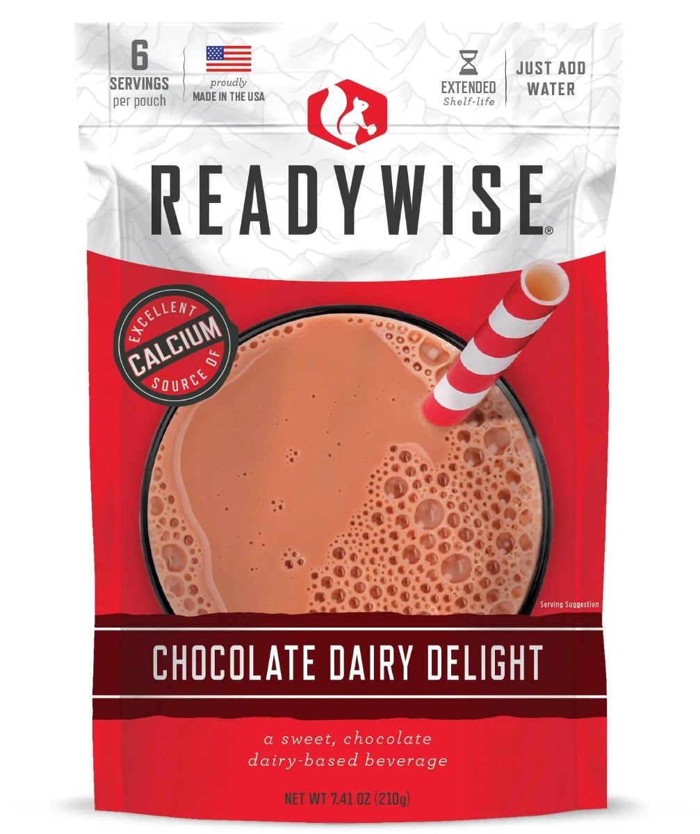 ReadyWise Freeze Dried Chocolate Dairy Delight 6 Count - RW05-024
