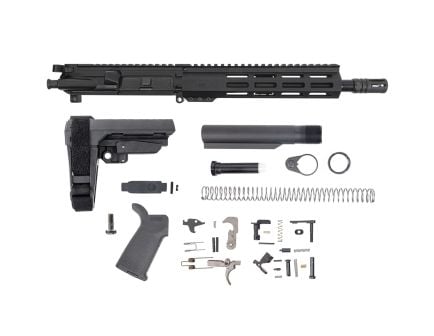 PSA 10.5" Pistol-Length 300AAC Blackout Nitride 9" Hex M-Lok MOE EPT SBA3 Pistol Kit