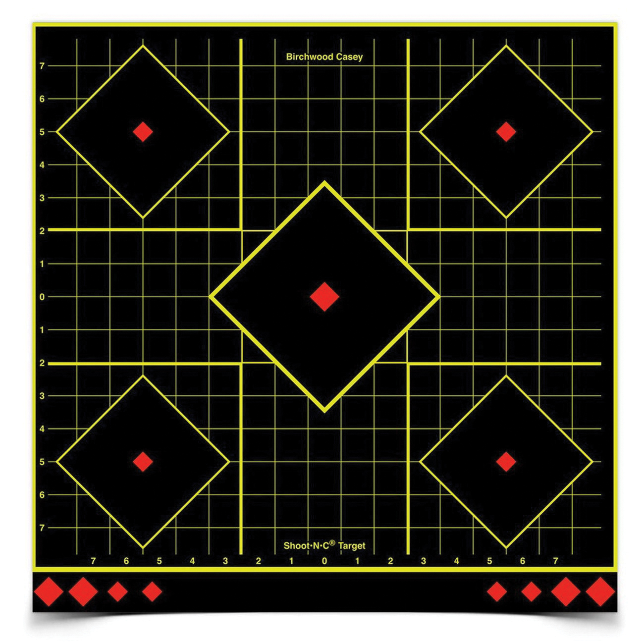 Birchwood Casey Shoot-N-C 17.75" Self-Adhesive Sight-In Target, Black, 5/pack - 34175