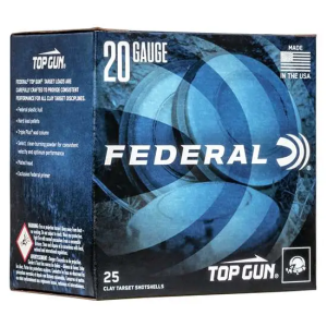 Federal TG208 Top Gun 20 Gauge 2.75 7/8 oz 8 Shot 25 rd BOX
