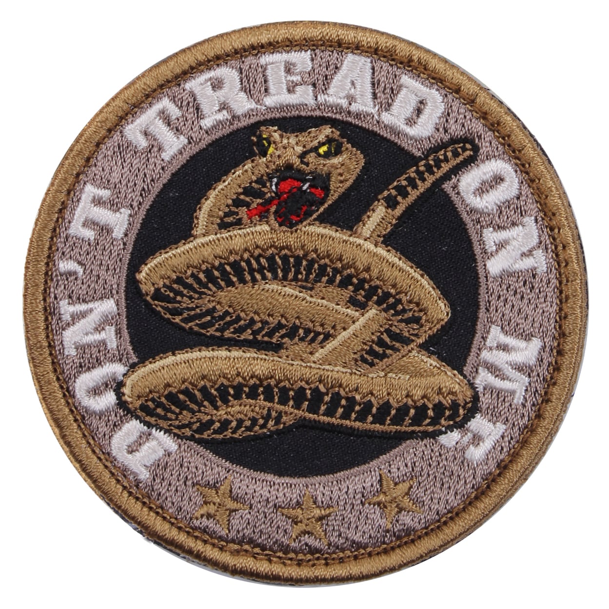 Rothco Dont Tread On Me Round Morale Patch - Packaging Bulk Packaging