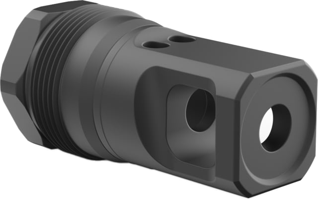 Breek Arms Plan B System Echo Single Port Brake 9mm 1/2x28 Black