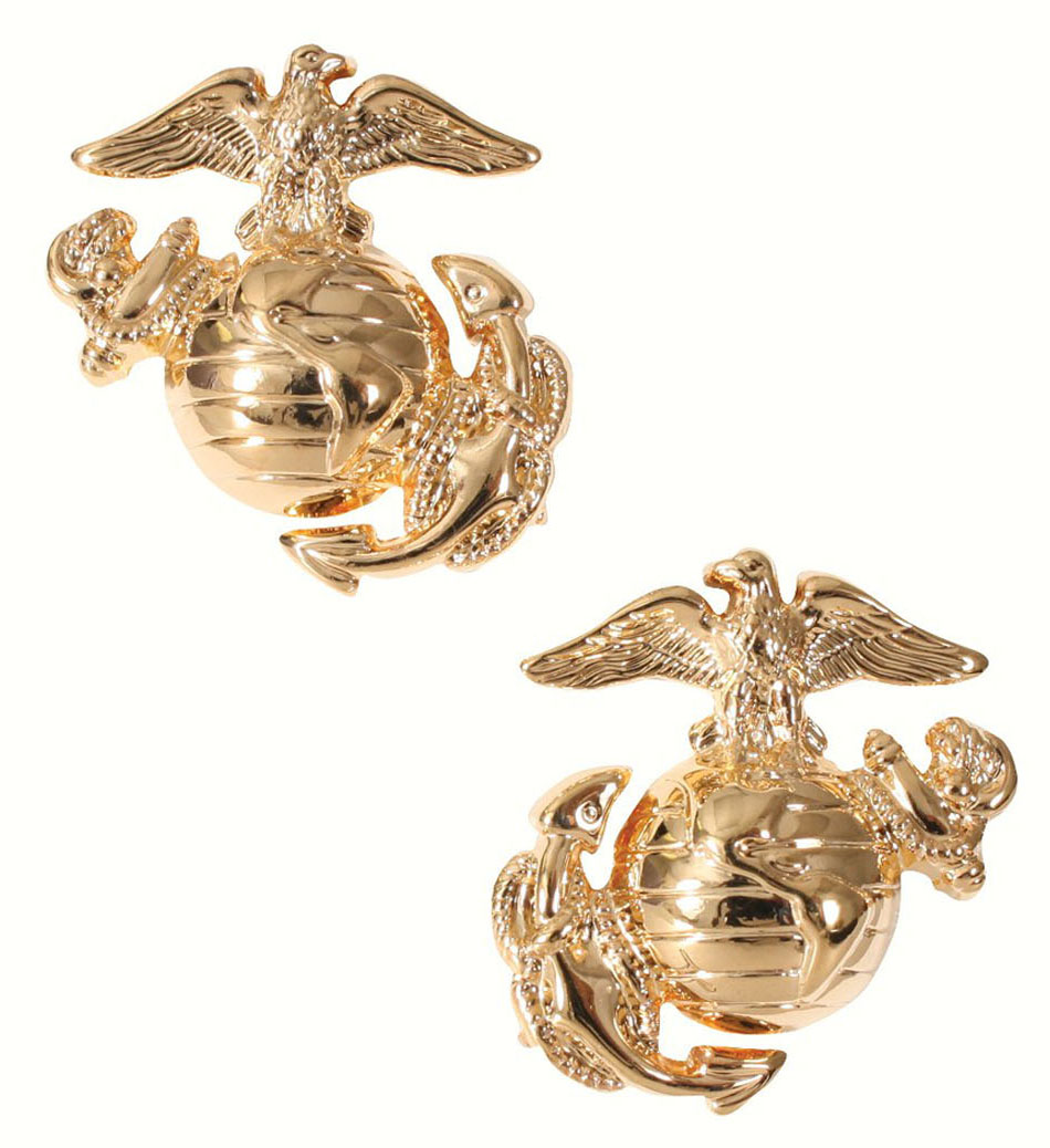 Rothco Marine Corps Globe Anchor Insignia - Gold