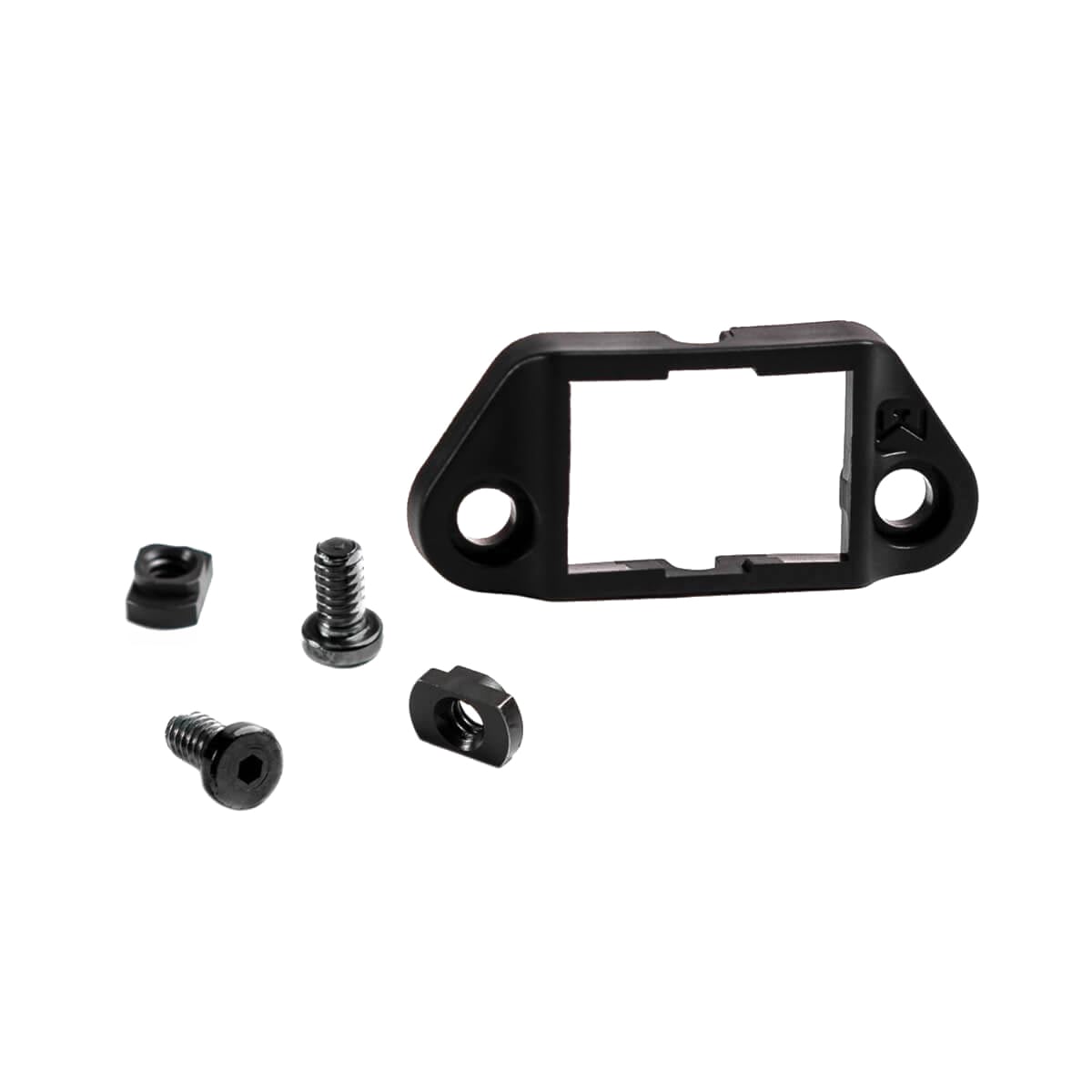 Unity Tactical ModButton Lite Remote Switch Mounting Kit - Polymer 2.20" Mounting Solution for Tactical Switches - MBL-MLOK-BLK