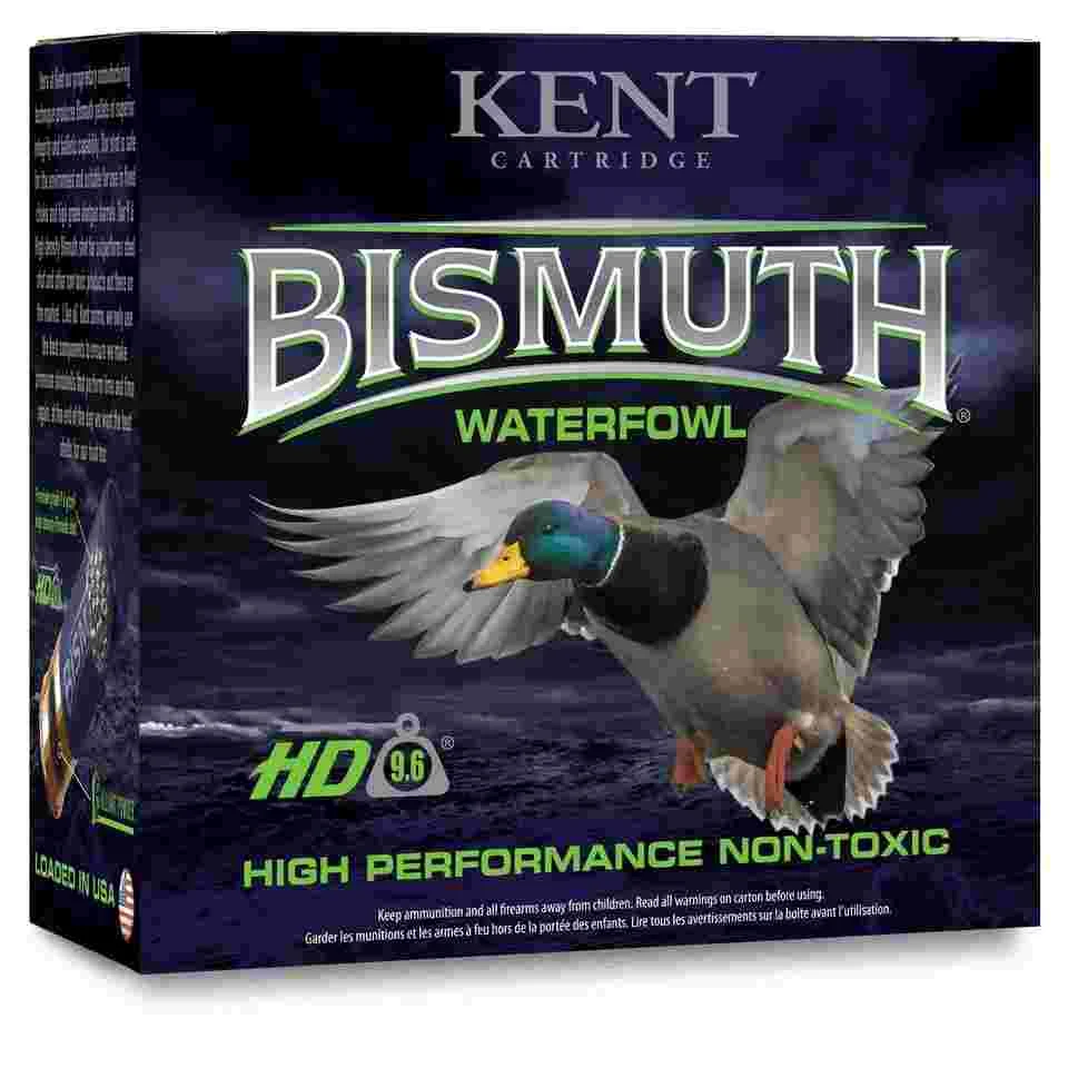 Kent Bismuth High-Performance Non-Toxic Waterfowl Upland Shotshells 20ga 3" 1oz 1400 fps #4 25/ct