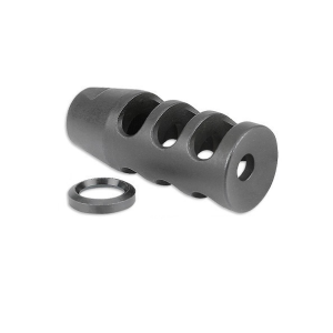 Midwest Industries MIAR30MB1 AR Muzzle Break 30 Caliber 5/8-24 tpi Black Phosphate Steel
