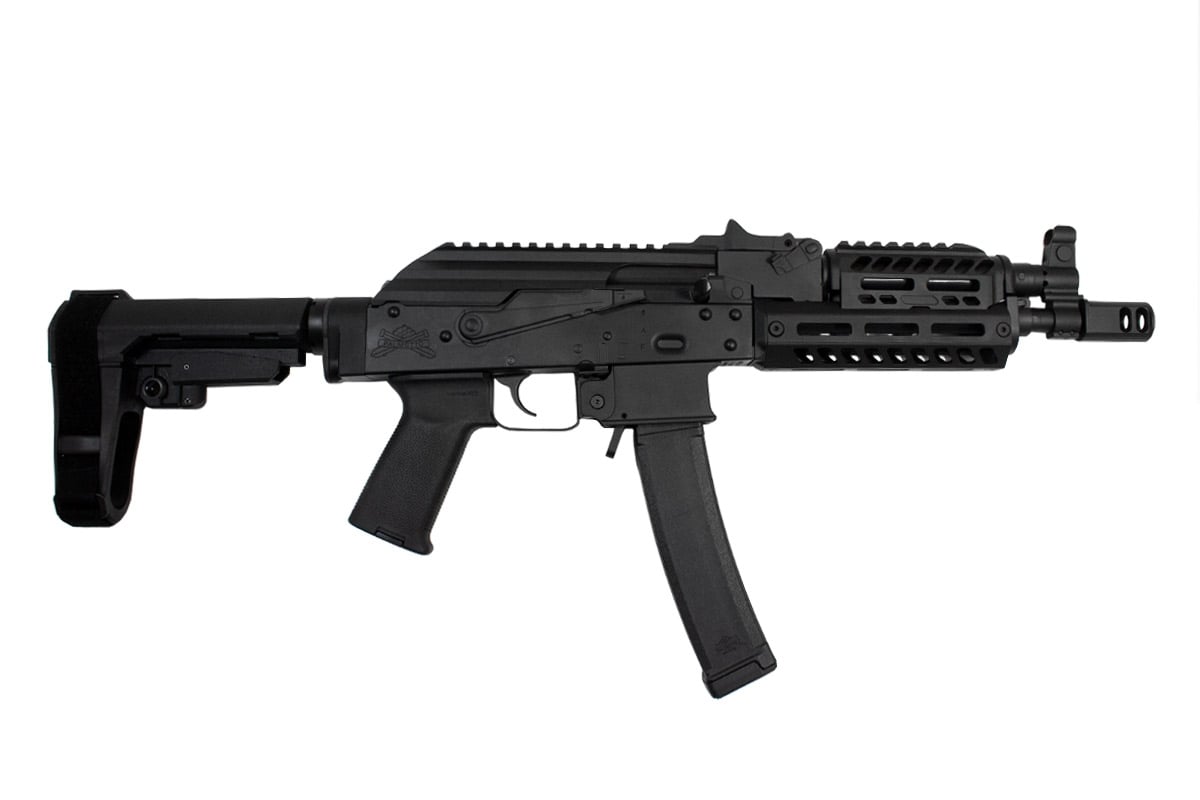PSA AK-V MOE Rail SBA3 Pistol, Black