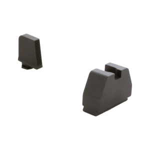 Ameriglo 8XL Tall Black Serrated .475 Front Flat Black .578 Rear Handgun Sight Glock