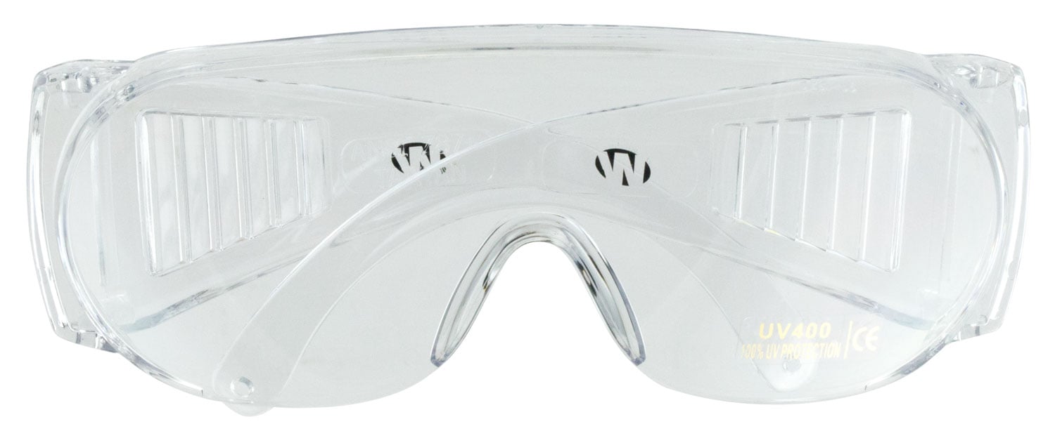 Walkers Game Ear Full Coverage Wraparound Glasses, Clear Lens - GWP-FCSGL-CLR
