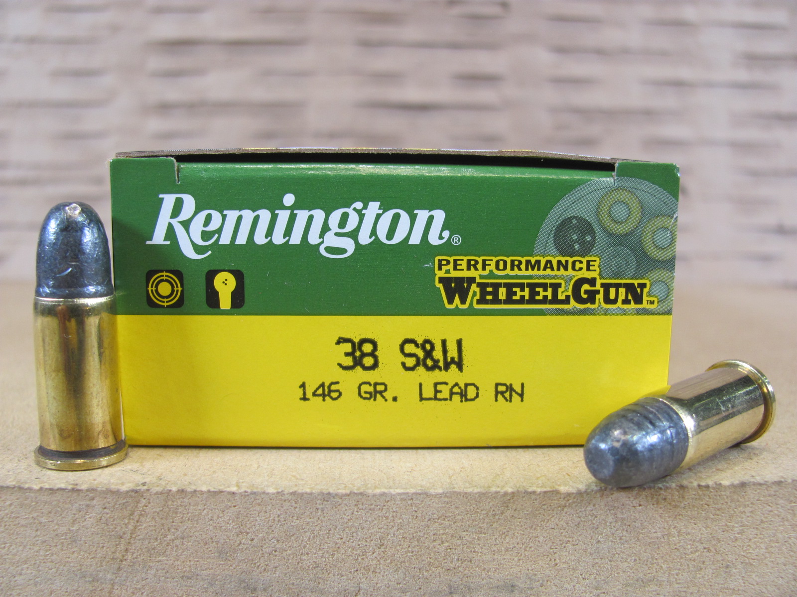 READ DESCRIPTION NOTICE – 50 Round Box – 38 SW 146 Grain Lead Round Nose Remington Target Ammo – RPW38SW