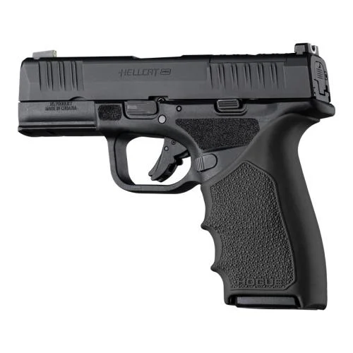 Hogue HandAll Beavertail Handgun Grip Sleeve for Springfield Armory Hellcat Pro Black