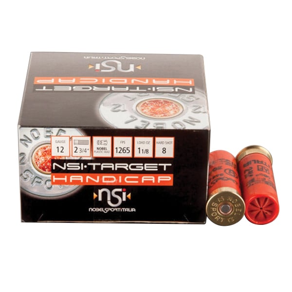 Nobel Sport NS27 Target Handicap 12 Gauge 2-3/4" #8 1-1/8 Ounce 25rds