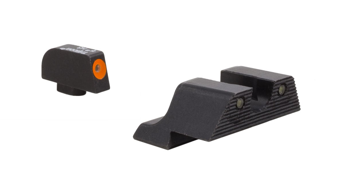 Trijicon HD XR Night Sight Set For Glock 9mm Pistols, Orange - GL601-C-600836