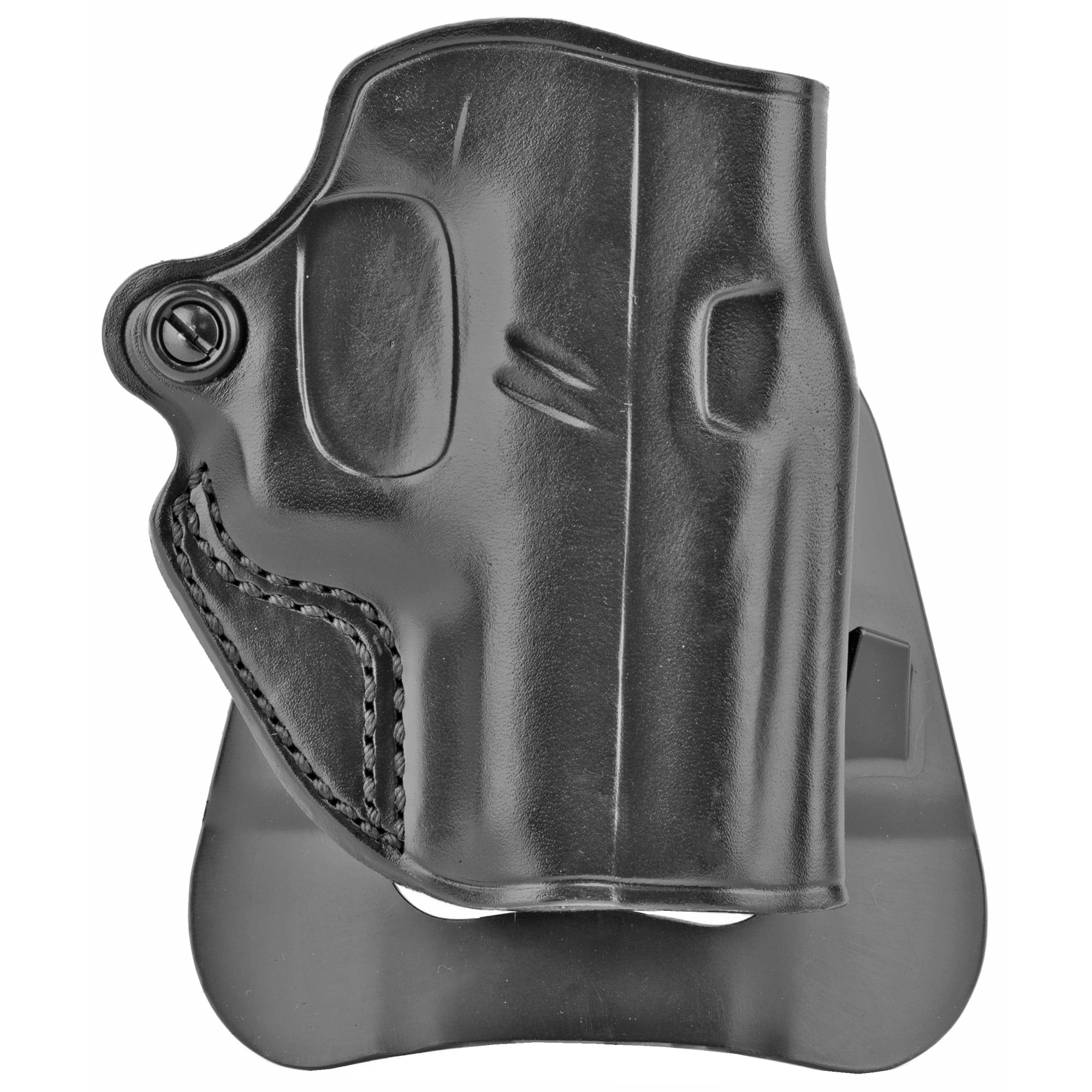Galco Speed Master 2.0 Holster, Fits Glock 43/43X, Right Hand, Black Leather