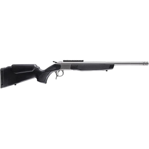 CVA Scout TD Single Shot Rifle 450 Bushmaster 22" Fluted Stainless Threaded Barrel Stainless Frame Black Takedown Stock