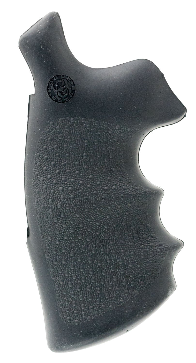 Hogue Conversion Monogrip w/ Finger Groove for S&W N Frame Round Butt Revolver, Black - 25002