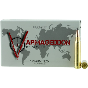 Nosler 65139 Varmageddon .223/5.56 NATO 53 GR Flat Base Tip - 20rd Box
