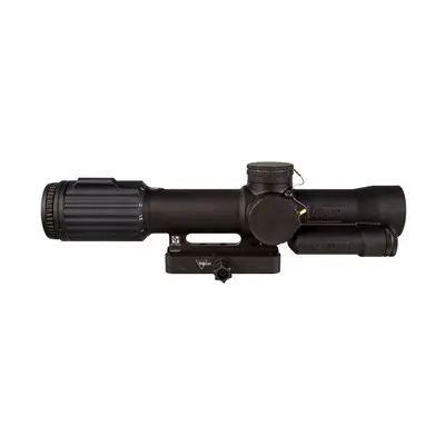 VCOG 1-8X28MM FFP ILLUM RED MOA CROSSHAIR DOT BLK W/Q-LOC MT
