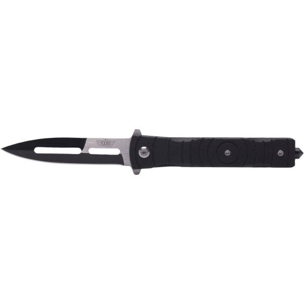 CampCo UZI Mossad III Folding Knife, 2.5", Black - UZKFDR014