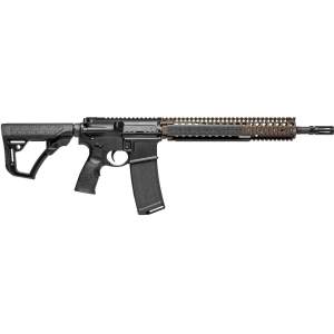Daniel Defense M4A1 Semi Automatic Rifle 5.56x45mm NATO 14.5" Black Threaded Barrel Black Frame Black Collapsible Stock