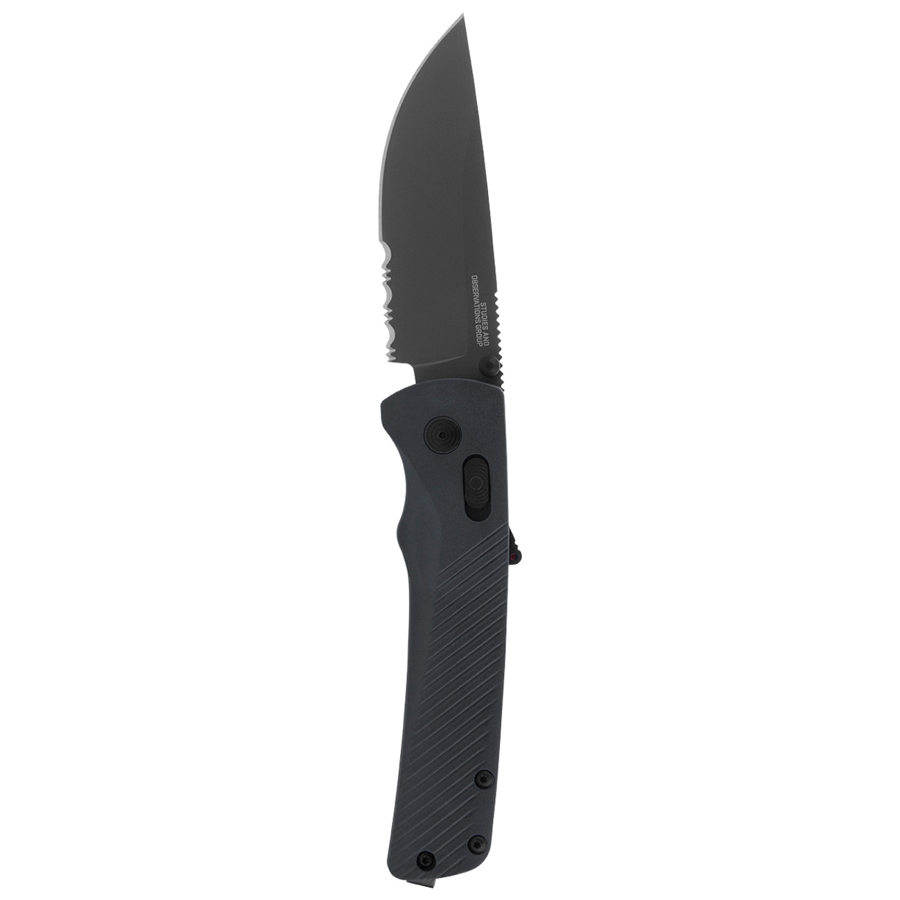 SOG Knives Flash AT Serrated Straight Folding Knife, Urban Gray - SOG11-18-06-41