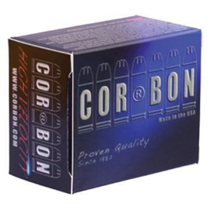 Cor-Bon Corbon Self-Defense JHP Handgun Ammunition 9mm Luger +p 90 gr JHP 1500 fps 20/ct