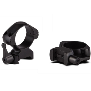 Konus-Optics Konus 2-Piece Steel Riflescope Rings With Quick Release Lever 1" Medium Matte Black