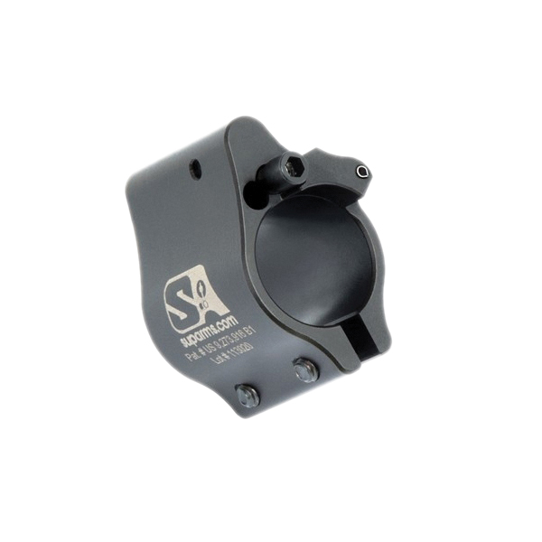 Superlative Arms Clamp-On Direct Impingement Adjustable Gas Block 0.625" x 1", Black