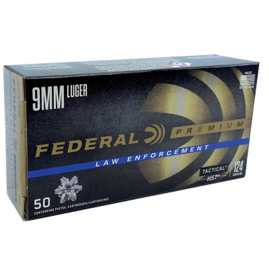 Federal Premium Law Enforcement 9mm 124 Grain HST Jacketed Hollow Point