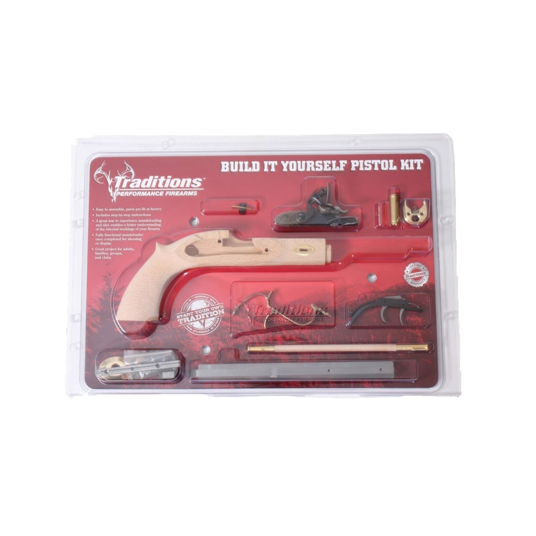 Traditions Trapper .50 Cal 9.75" Pistol - Compact Historical with Classic Frontier Appeal - KPC50902