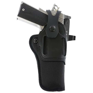 Galco SA95RB Switchback Strongside Crossdraw Belt Black Hybrid Leather-Synthetic Ambidextrous