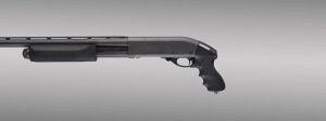 Hogue Overmolded Tamer Pistol Grip and Forend for Remington 870 12 Gauge Black Rubber 08715