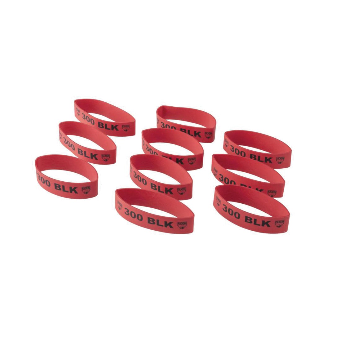 Faxon Firearms FX300MB Magazine Marker Bands 300 Blackout Fits AR-15 Red Silicone 10 Pack - No Credit Card Fees - Low, flat rate shipping