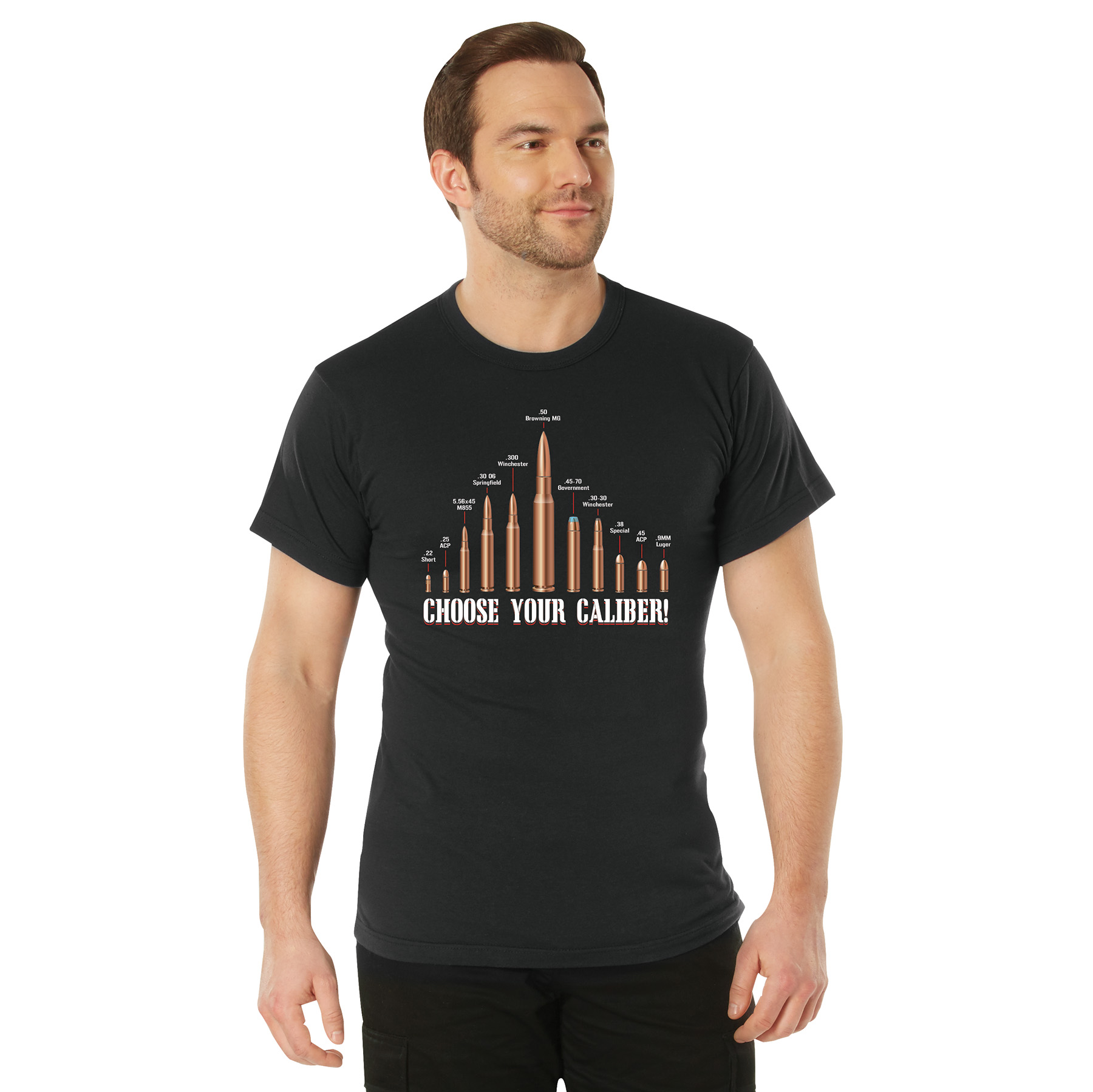 Rothco Vintage Choose Your Caliber T-Shirt - X-Large