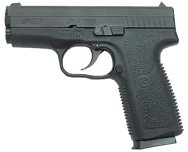Kahr Arms P45 45ACP BLACK SS/POLY 6+1  # W/TWO MAGS & CASE  3.54" BBL
