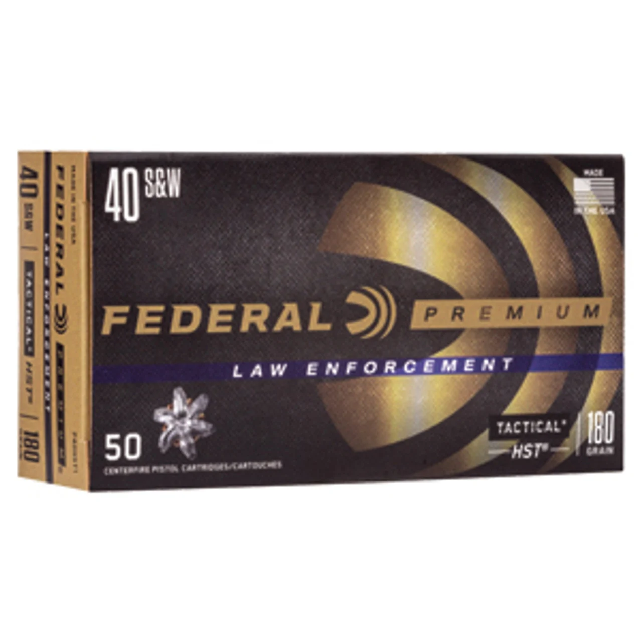 FEDERAL PREM 40S 180GR HST JHP 50RD BOX 1000RD CASE