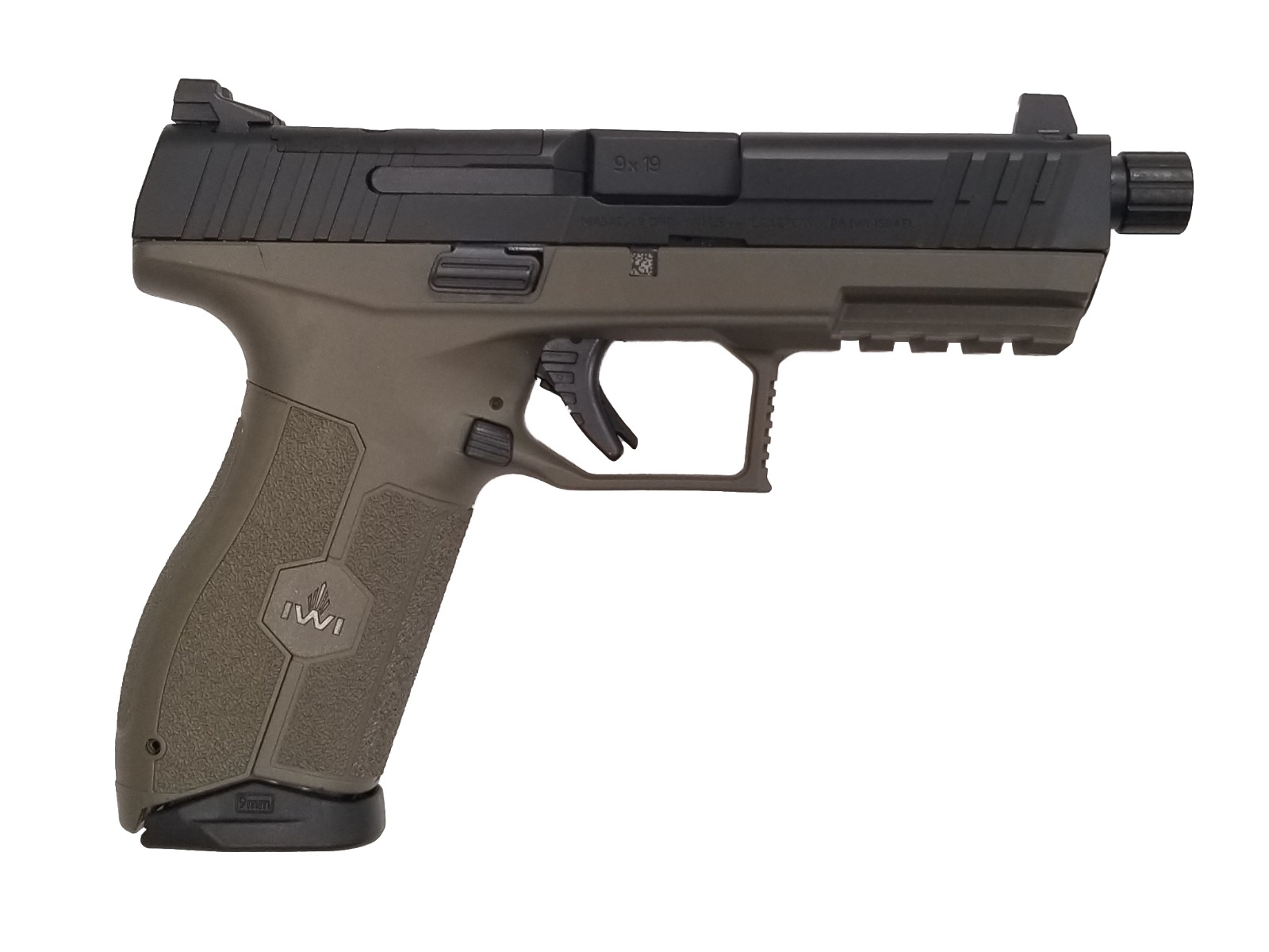 IWI MASADA Optics Ready Pistol 9mm 4.6" Barrel OD Green