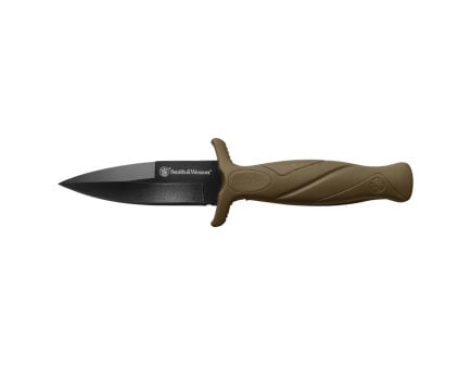 Smith & Wesson H.R.T Boot Fixed Blade Boot Knife, Flat Dark Earth - 1100073