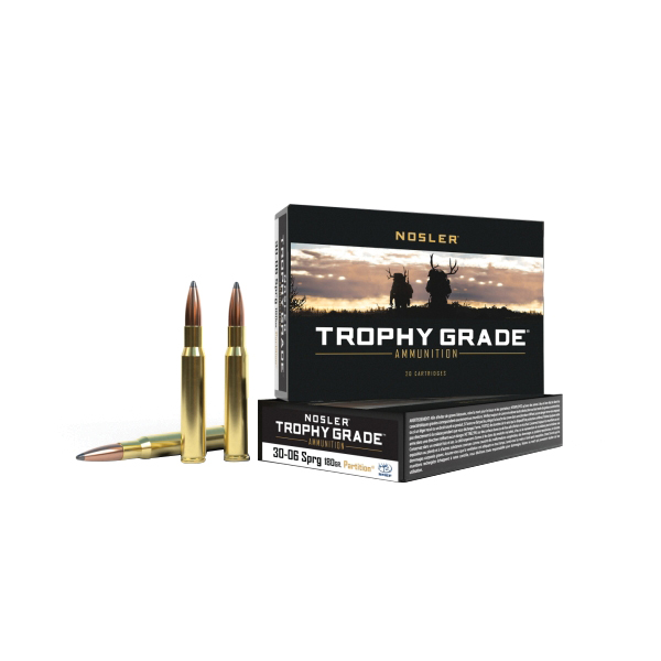 Nosler Trophy Grade .30-06 Springfield 180 gr Partition 20rds