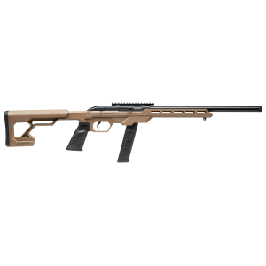 Savage Arms 64 Precision Rifle 22 LR - 16.5" - Matte Black - FDE Stock