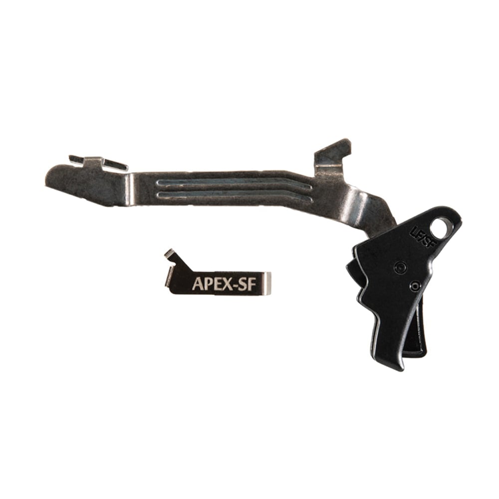 Apex Tactical Drop-in Action Enhancement Trigger Kit for Glock G43, G43X, G48 Slim Frame Model Pistols, Black - 102117