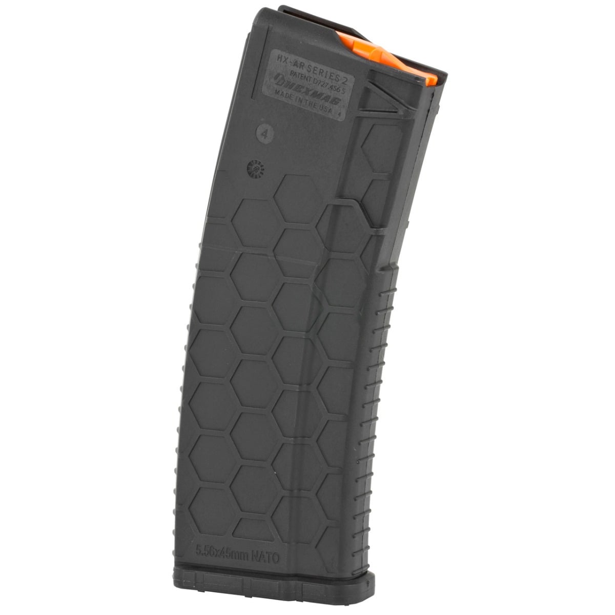 HEXMAG Series 2 5.56x45 30 Round AR-15 Magazine, Black - HX30-AR15S2-BLK