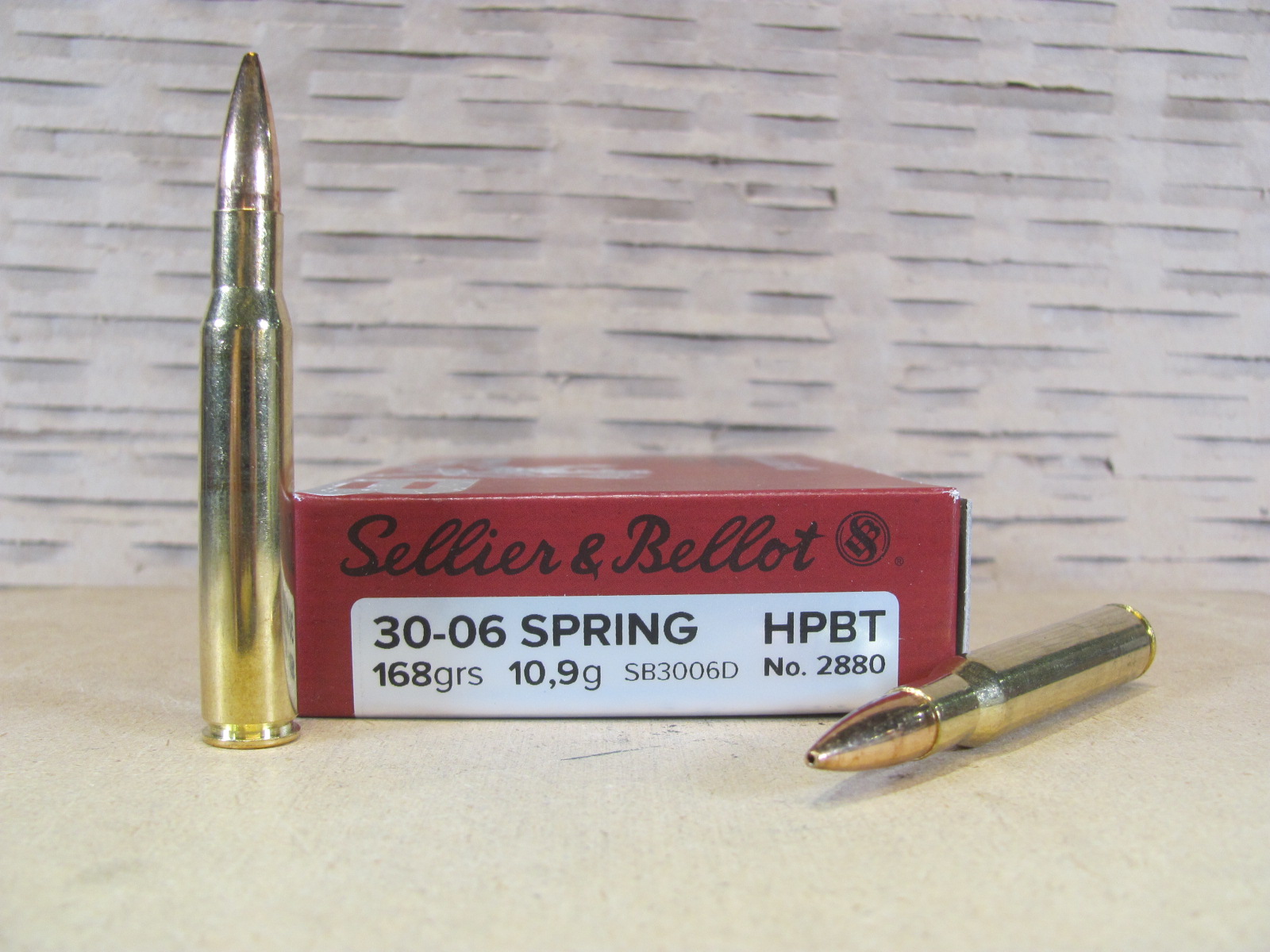 400 Round Case – 30-06 Spring 168 Grain Hollow Point BT Sellier Bellot Match Ammo – SB3006D