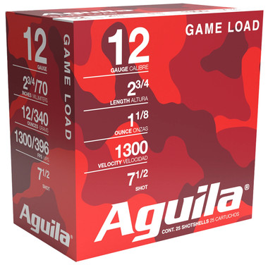 Aguila Competition Game & Target 12 Gauge 2.75" 1 oz 7.5 Shot