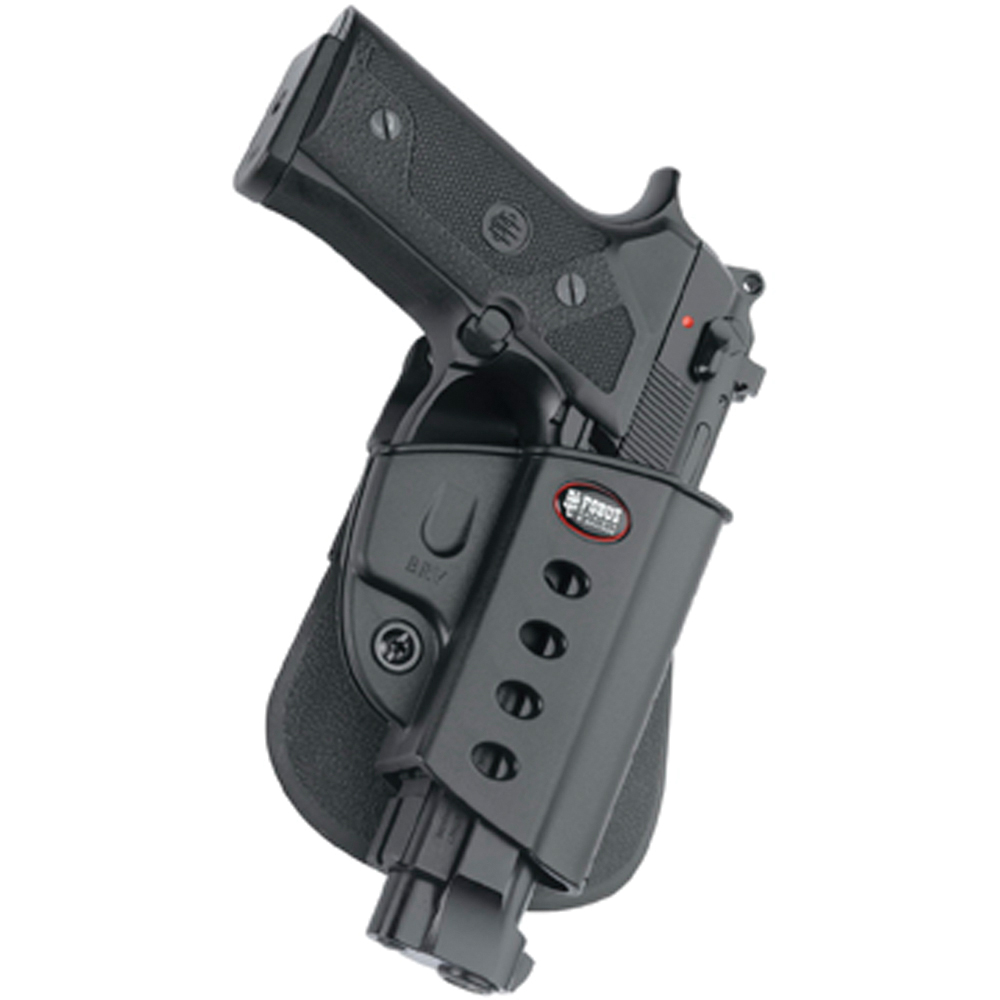 Fobus Evolution Right Hand Beretta Vertec/Taurus 92/99 Holster, Smooth Black - BRV