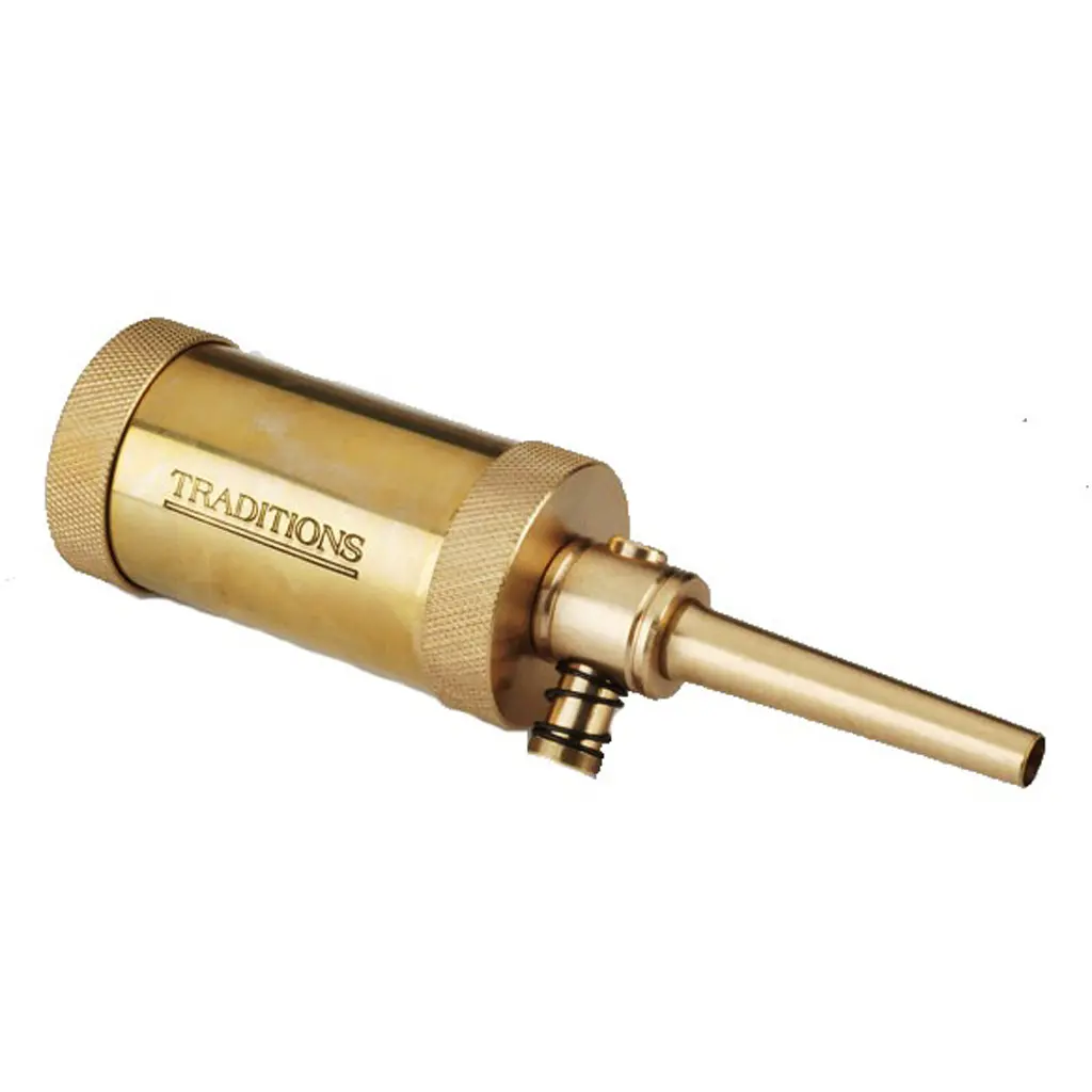 Traditions Compact Tubular Flask w/Valve Brass