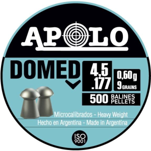 Hatsan-Usa Hatsan Apolo Domed Air Rifle Pellets 177 Cal 9 gr 500/ct