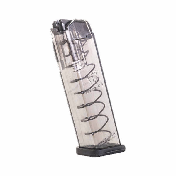 ETS Glock 17/17L/18/19/26 9mm 17 Round Capacity Magazine, Polymer – GLK-17