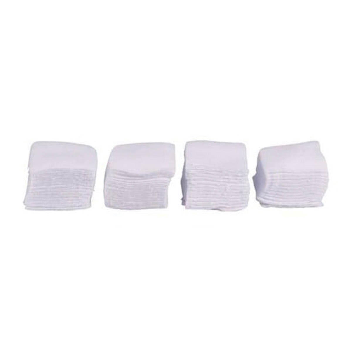Brownells .270 Cal/.22 Cal 1.38" x 1.38" Square Flannel Patch, White Pack of 100